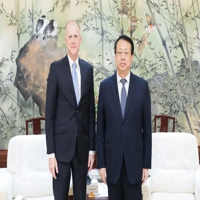 上海市市長龔正會見美國碧迪醫(yī)療全球董事會主席、首席執(zhí)行官兼總裁柏樂